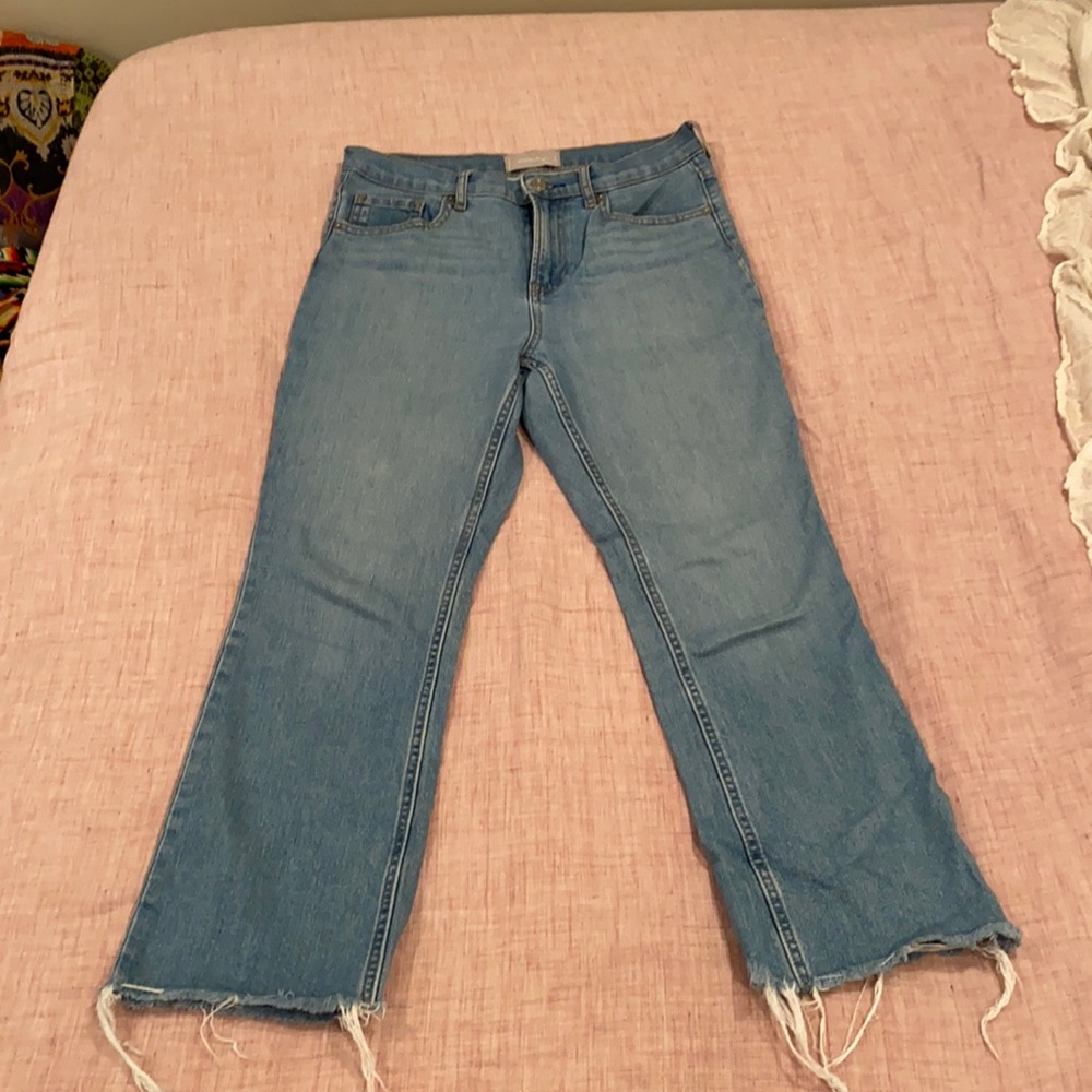 The Kick Crop Jean High Waisted
